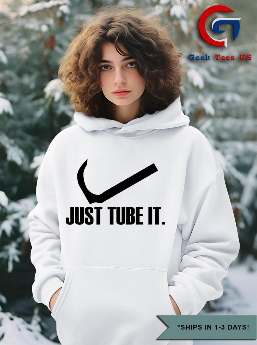 Just tube it parody logo shirt Unisex , , , Long Sleeve Tee