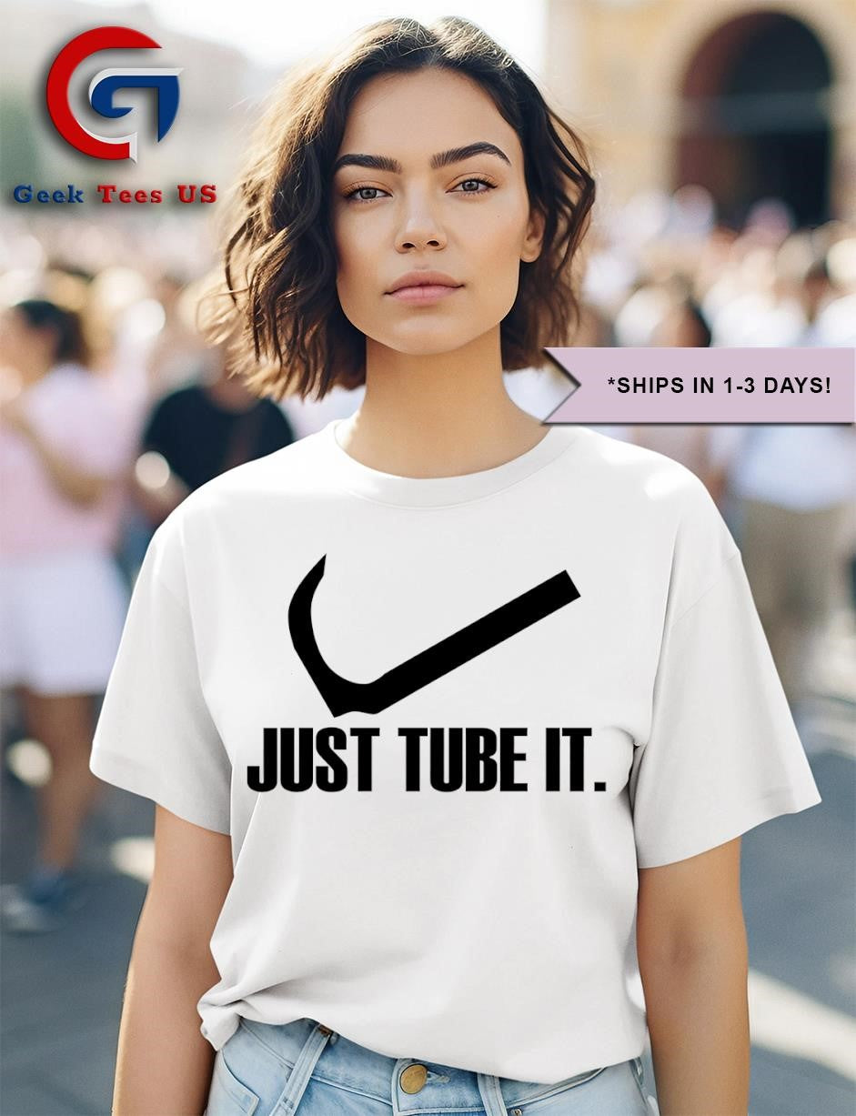 Just tube it parody logo shirt Unisex , , , Long Sleeve Tee