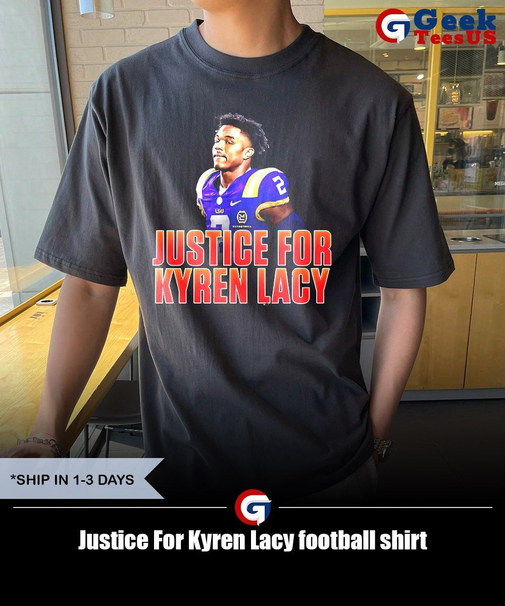 Justice For Kyren Lacy football shirt Unisex , , , Long Sleeve Tee