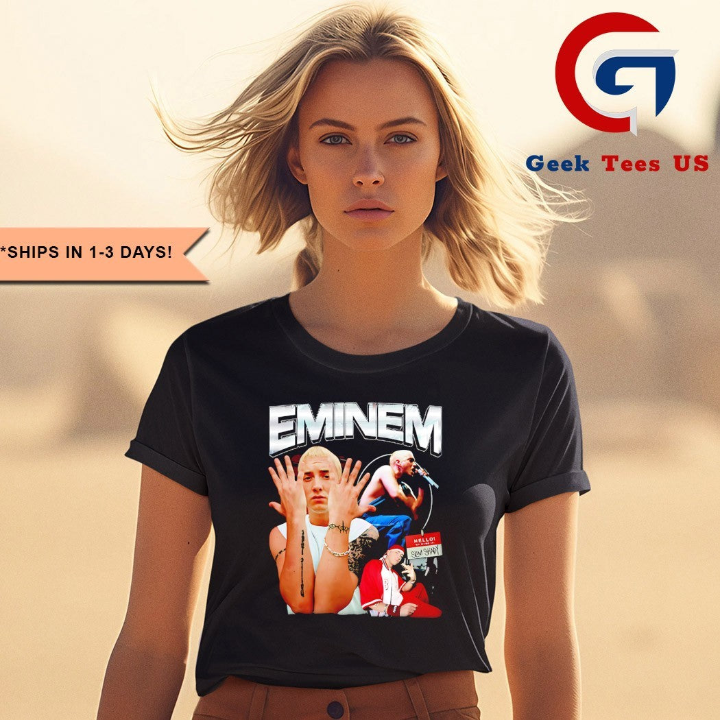 Justin Bieber wearing Eminem shirt Unisex , , , Long Sleeve Tee