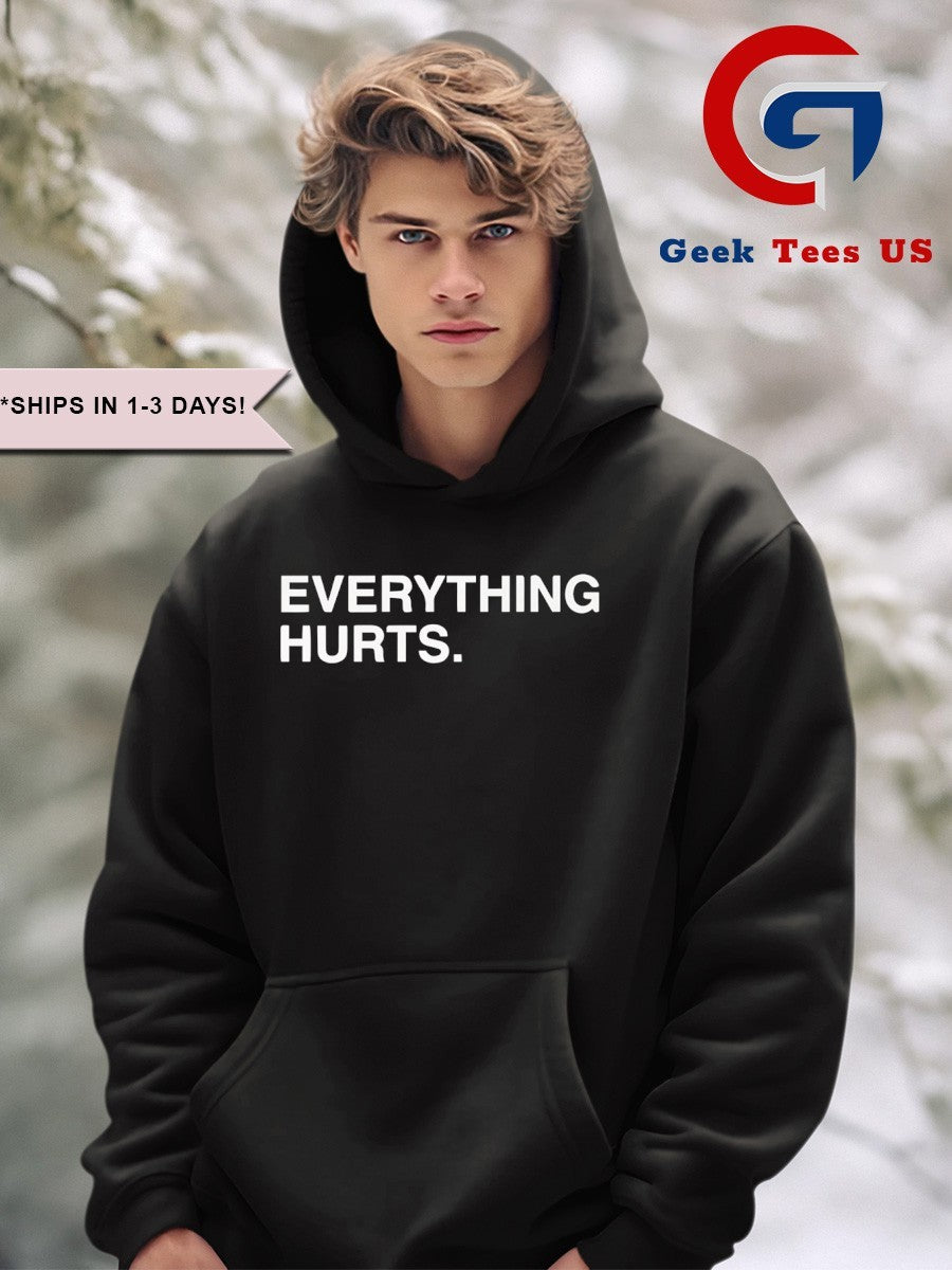 Justin Turner Everything Hurts shirt Unisex , , , Long Sleeve Tee