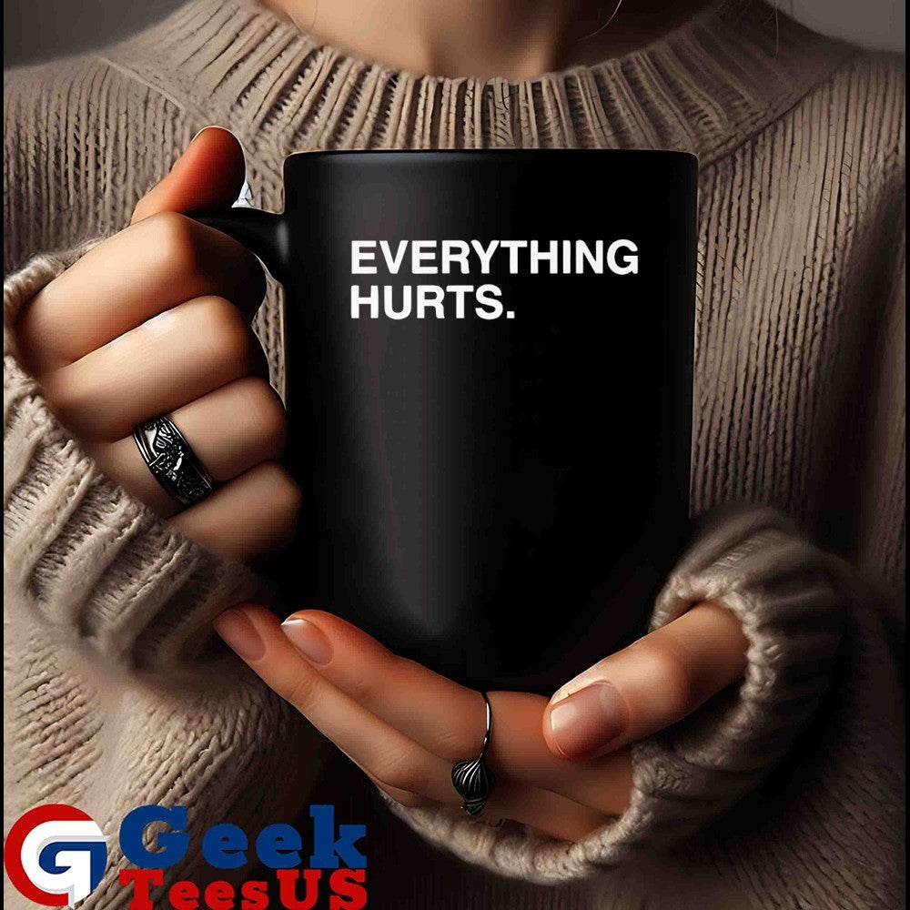 Justin Turner Everything Hurts shirt Unisex , , , Long Sleeve Tee