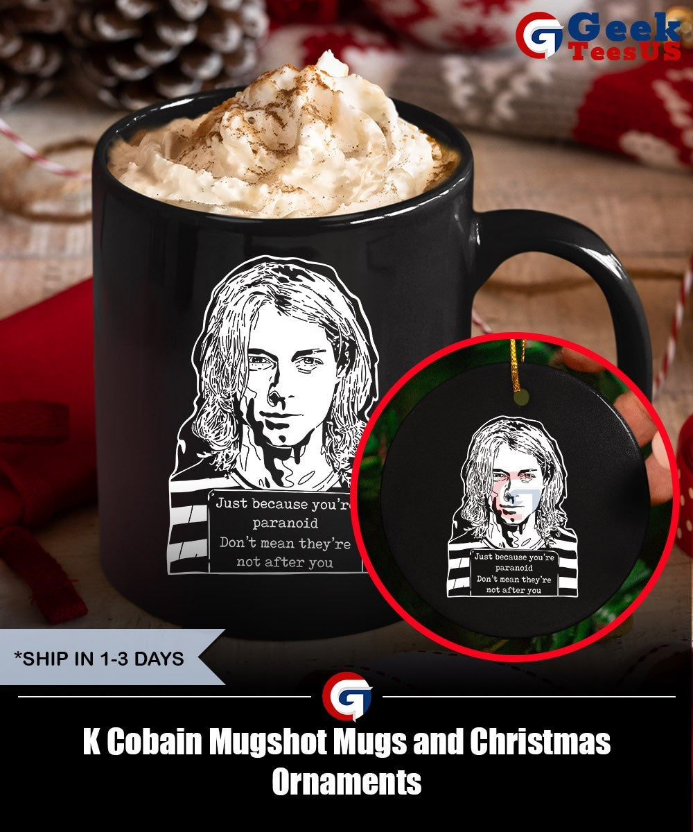 K Cobain Mugshot shirt Unisex , , , Long Sleeve Tee