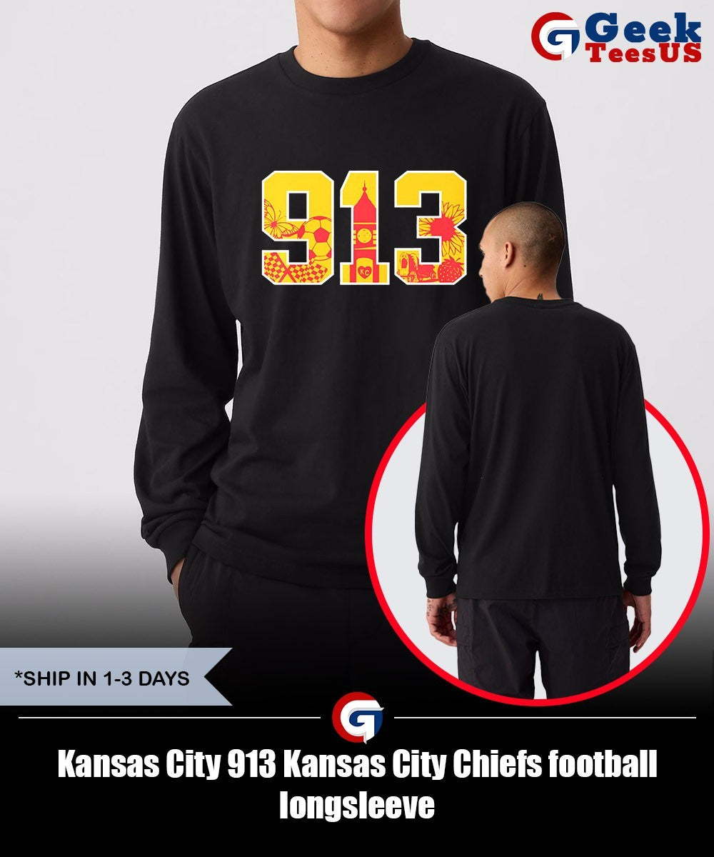 Kansas City 913 Kansas City Chiefs football shirt Unisex , , , Long Sleeve Tee