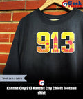 Kansas City 913 Kansas City Chiefs football shirt Unisex , , , Long Sleeve Tee