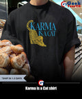 Karma is a Cat Unisex , , , Long Sleeve Tee