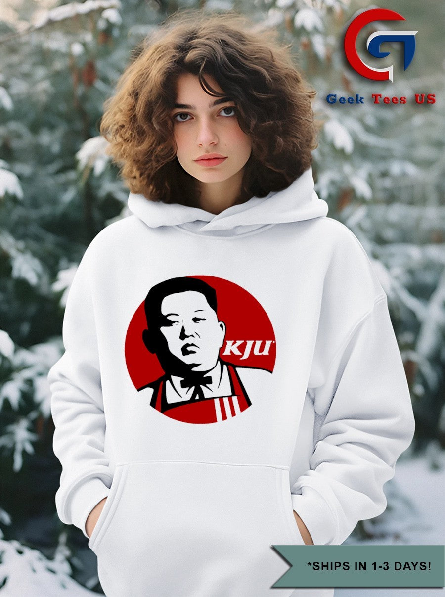 Kim Jong Un KJU X KFC logo shirt Unisex , , , Long Sleeve Tee
