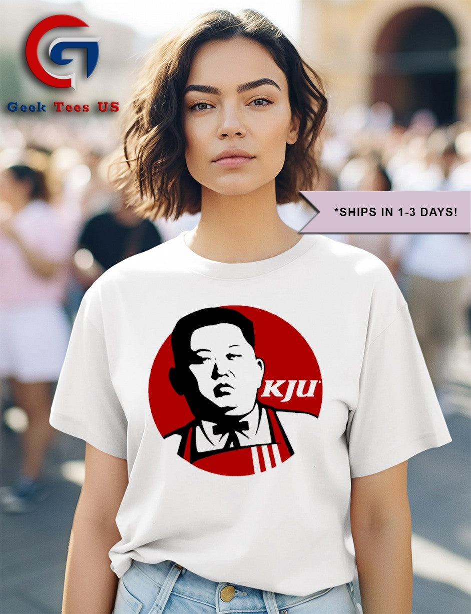 Kim Jong Un KJU X KFC logo shirt Unisex , , , Long Sleeve Tee