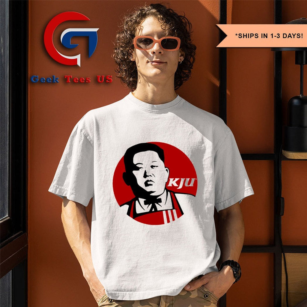 Kim Jong Un KJU X KFC logo shirt Unisex , , , Long Sleeve Tee