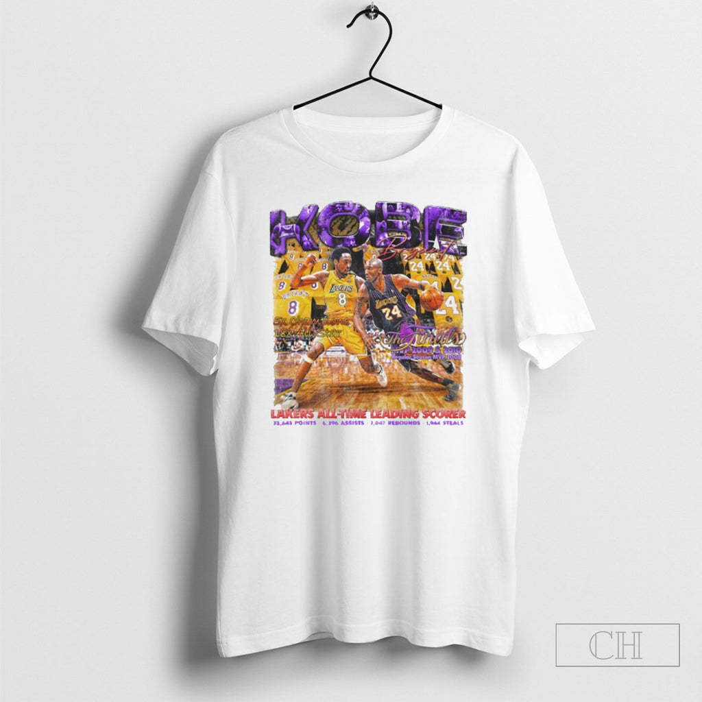Kobe Bryant 5x Champions 18x All Star The Finals Lakers All Time Leading Scorer Shirts
