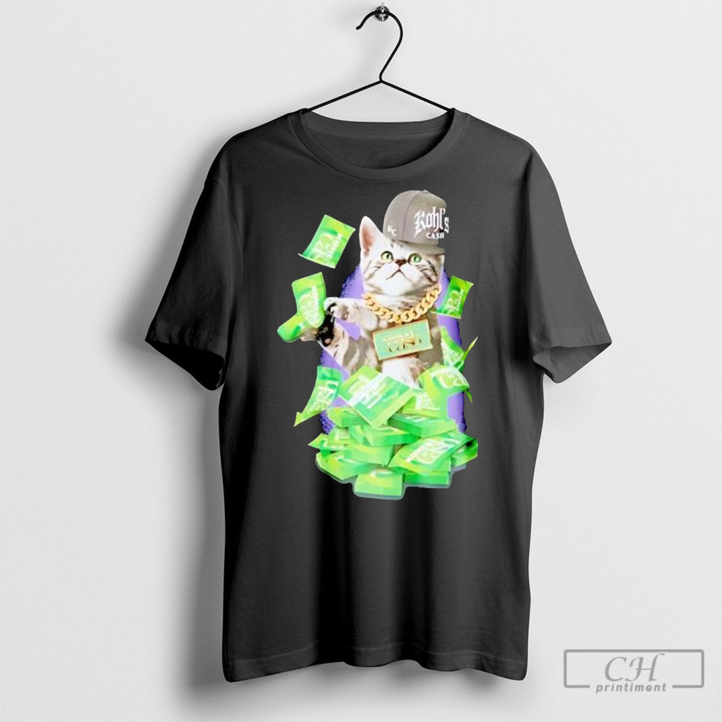 Kohls Cash Kitty Graphic Funny Cat Shirts