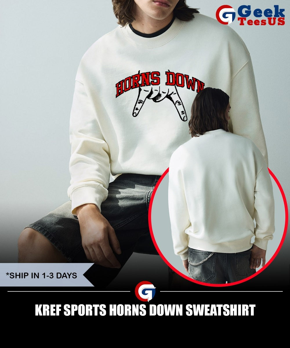 Kref sports horns down shirt Unisex , , , Long Sleeve Tee