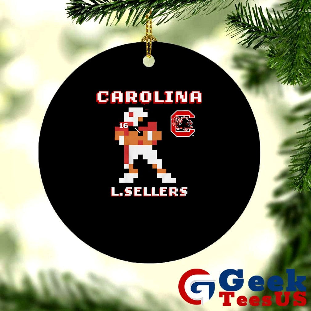 LaNorris Sellers South Carolina Gamecocks football 8 bit retro baller shirt Unisex , , , Long Sleeve Tee