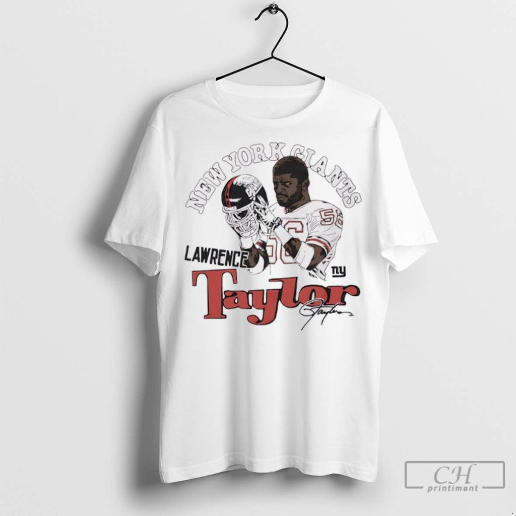 Lawrence Taylor New York Giants Player Classic Caricature T Shirt Jpg