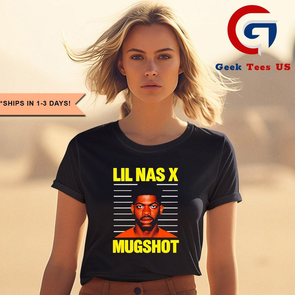 Lil Nas X mugshot shirt Unisex , , , Long Sleeve Tee