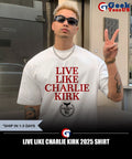 Live like Charlie Kirk 2025 shirt Unisex , , , Long Sleeve Tee
