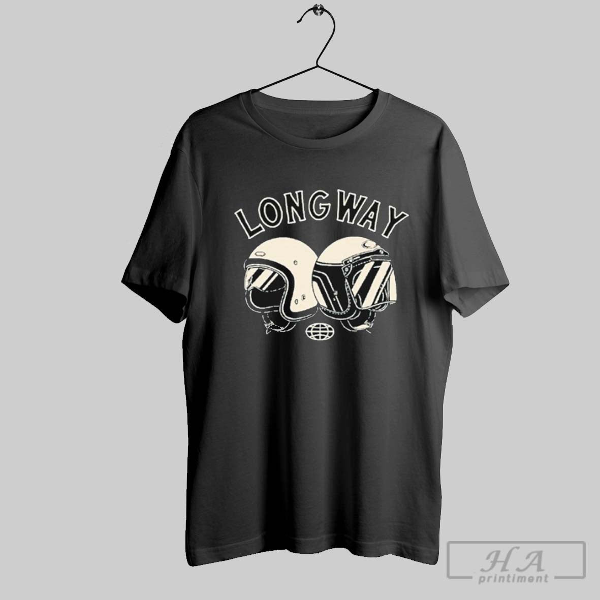 Long Way Helmet T Shirts