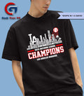 Los Angeles Dodgers 2025 National League Champions players name Skyline shirt Unisex , , , Long Sleeve Tee