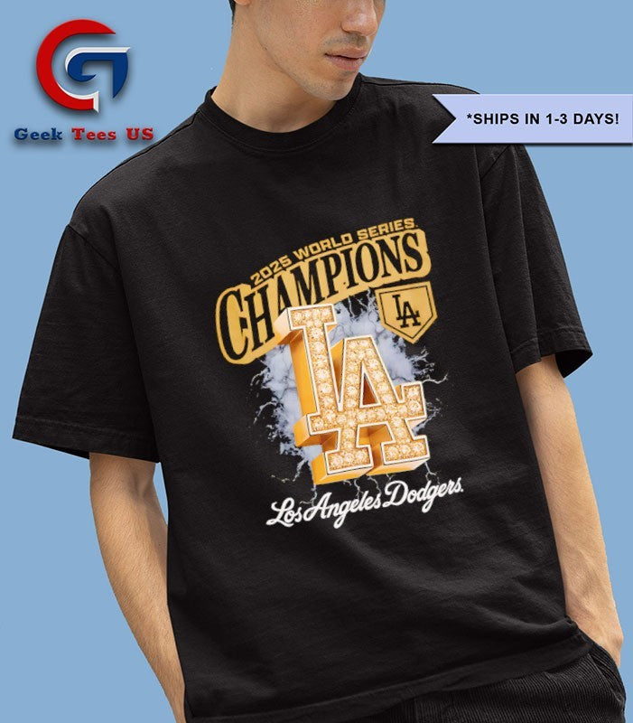 Los Angeles Dodgers 2025 World Series Champions logo Unisex , , , Long Sleeve Tee