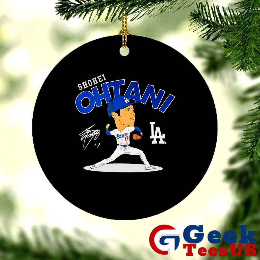 Los Angeles Dodgers baseball Shohei Ohtani player caricature signature shirt Unisex , , , Long Sleeve Tee