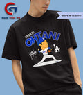 Los Angeles Dodgers baseball Shohei Ohtani player caricature signature shirt Unisex , , , Long Sleeve Tee