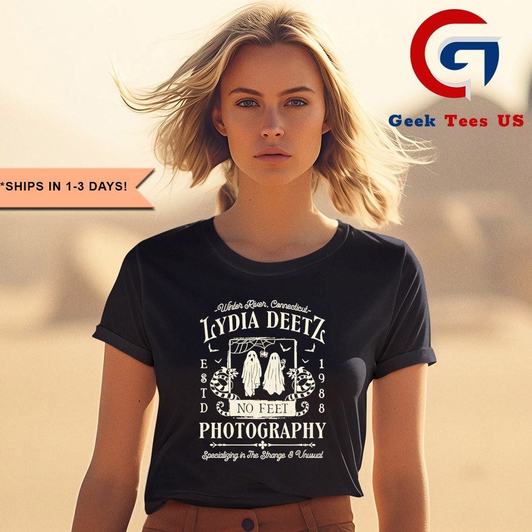 Lydia Deetz no feet Photography shirt Unisex , , , Long Sleeve Tee
