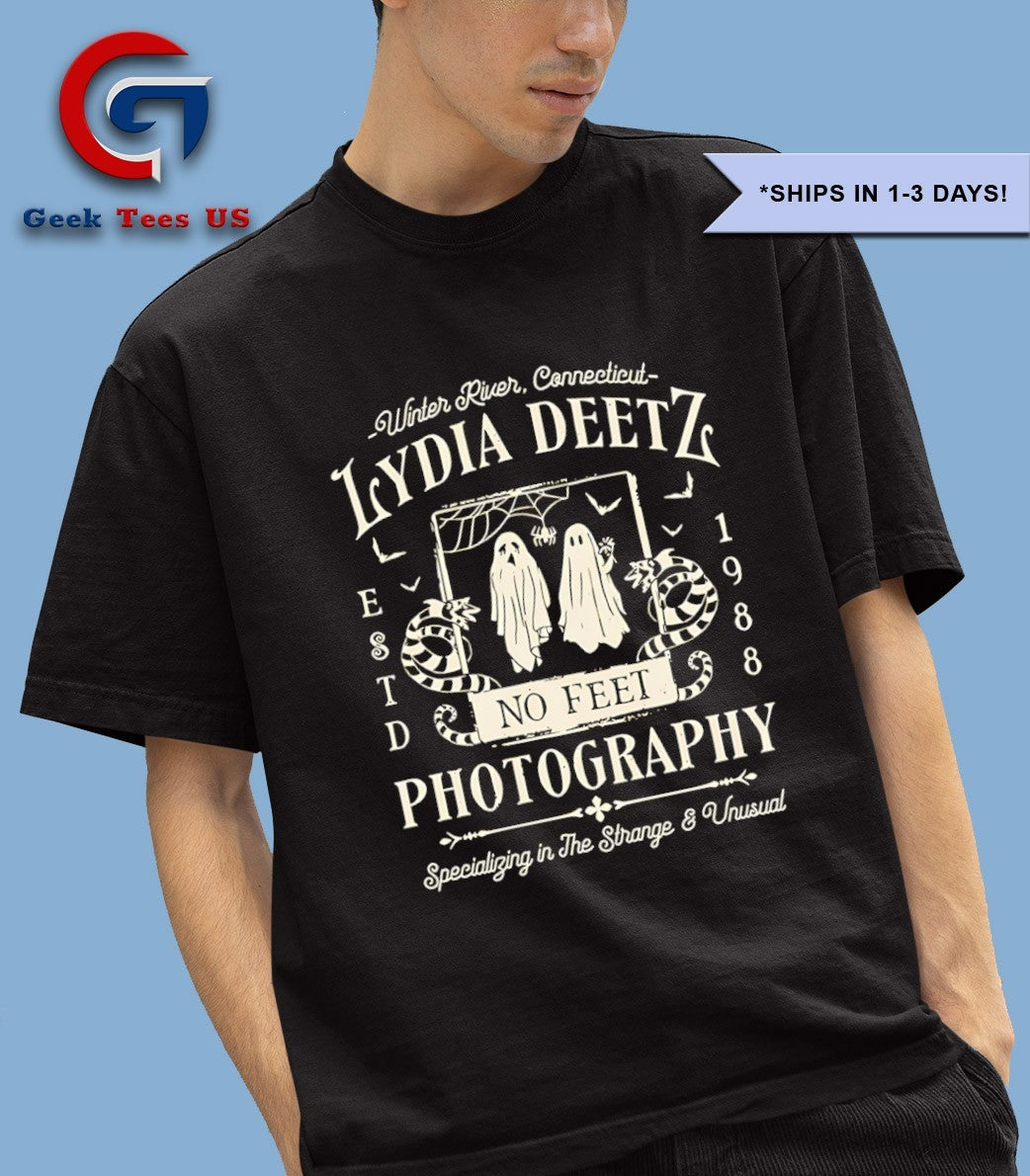 Lydia Deetz no feet Photography shirt Unisex , , , Long Sleeve Tee