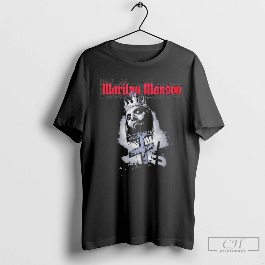 Marilyn Manson Impaled Double Cross Black
