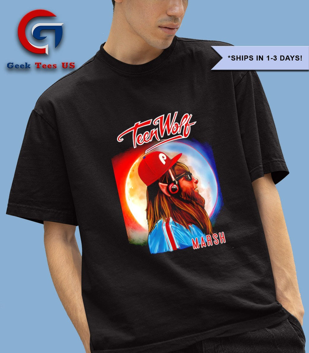 Marsh Teen Wolf Philadelphia Phillies baseball shirt Unisex , , , Long Sleeve Tee