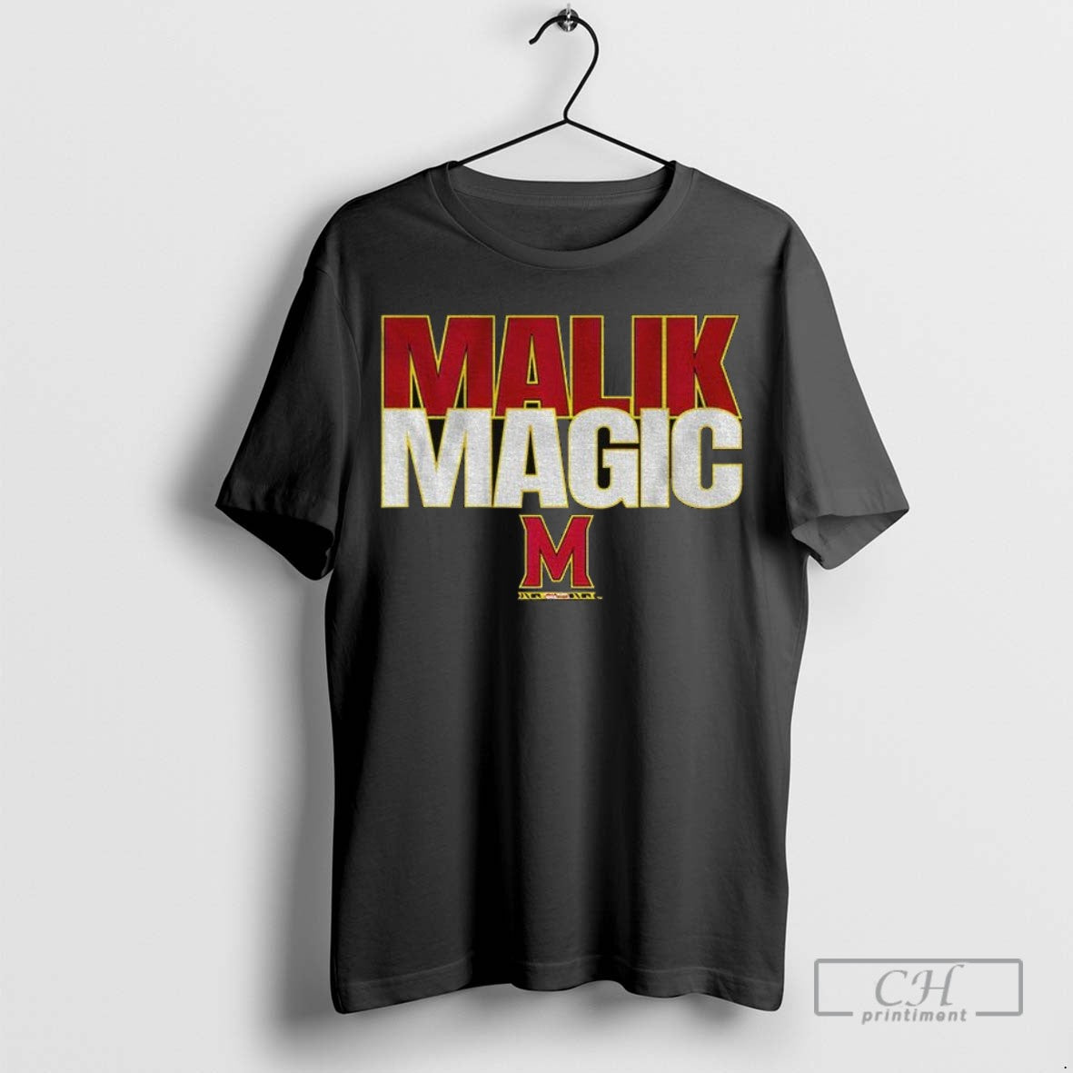 Maryland Terrapins Football Malik Washington Magic Logo 2025