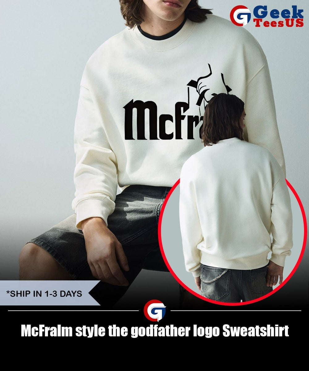 McFralm style the godfather logo shirt Unisex , , , Long Sleeve Tee