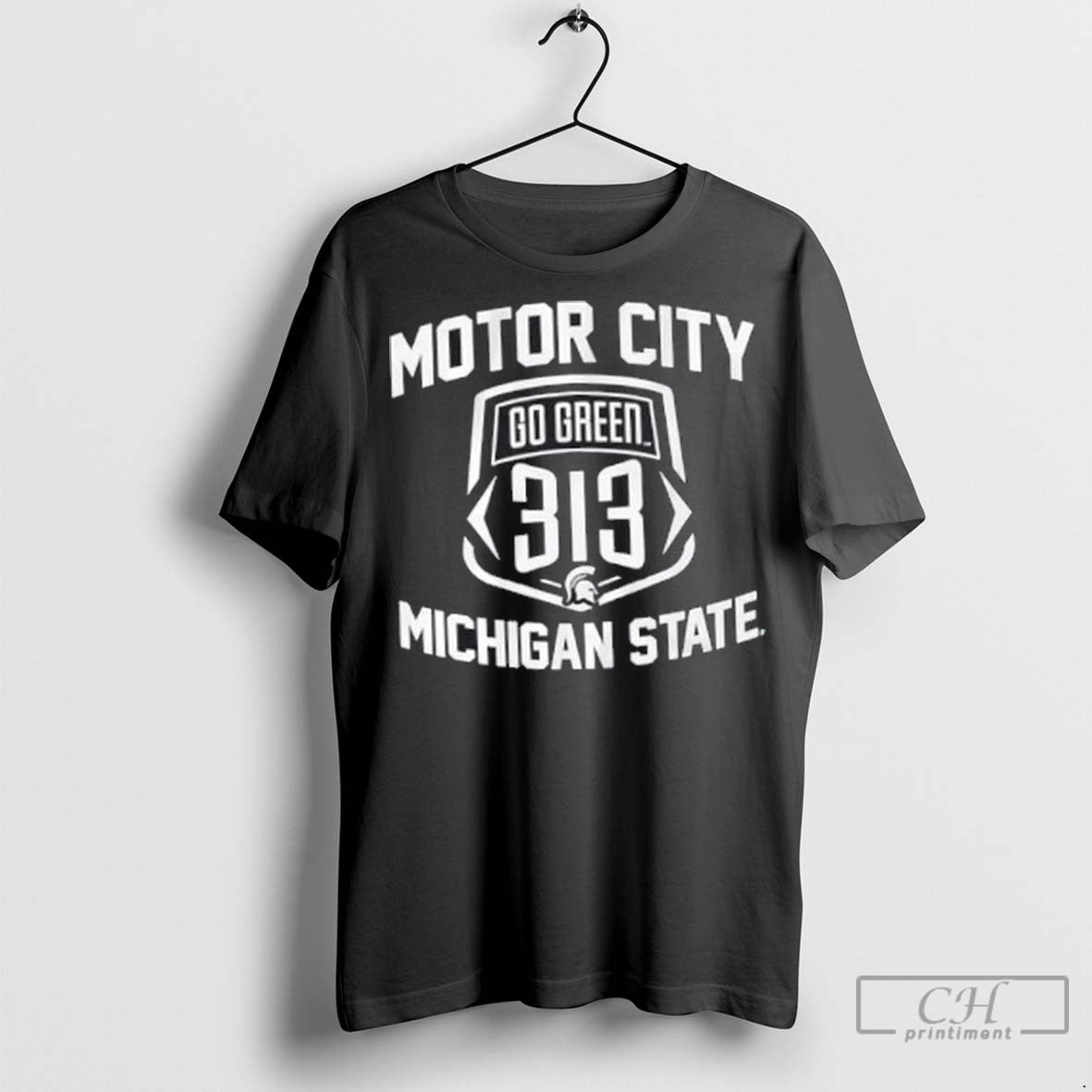Michigan State Spartans Football Go Green 313 T Shirt Jpg