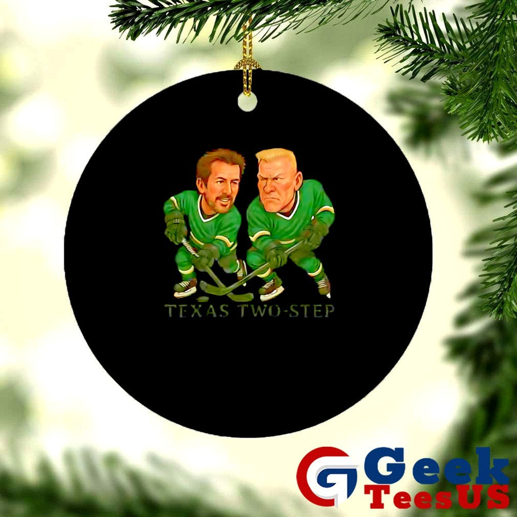 Mike Modano and Brett Hull Texas Two-step Hockey caricatures shirt Unisex , , , Long Sleeve Tee