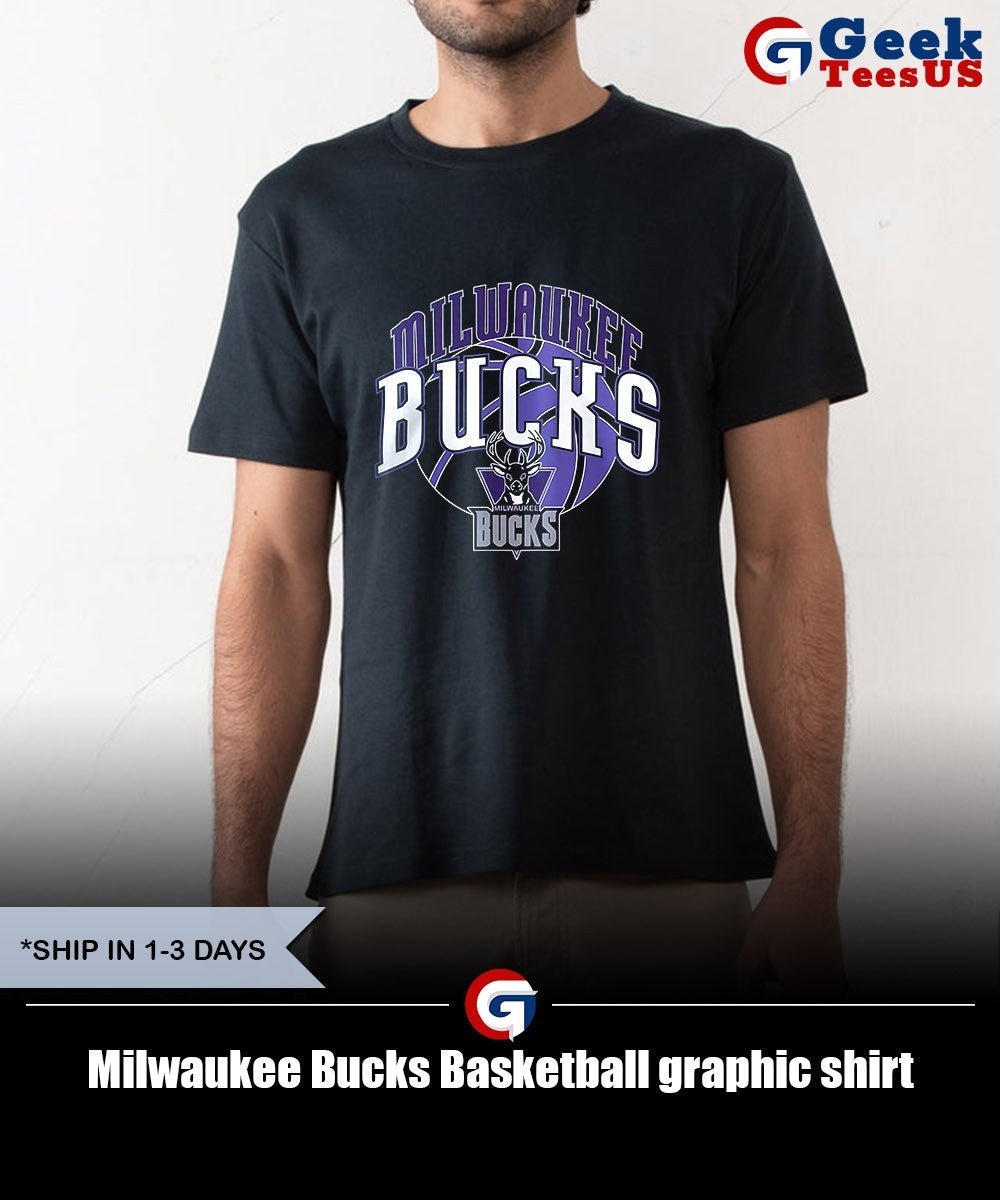 Milwaukee Bucks Basketball graphic shirt Unisex , , , Long Sleeve Tee