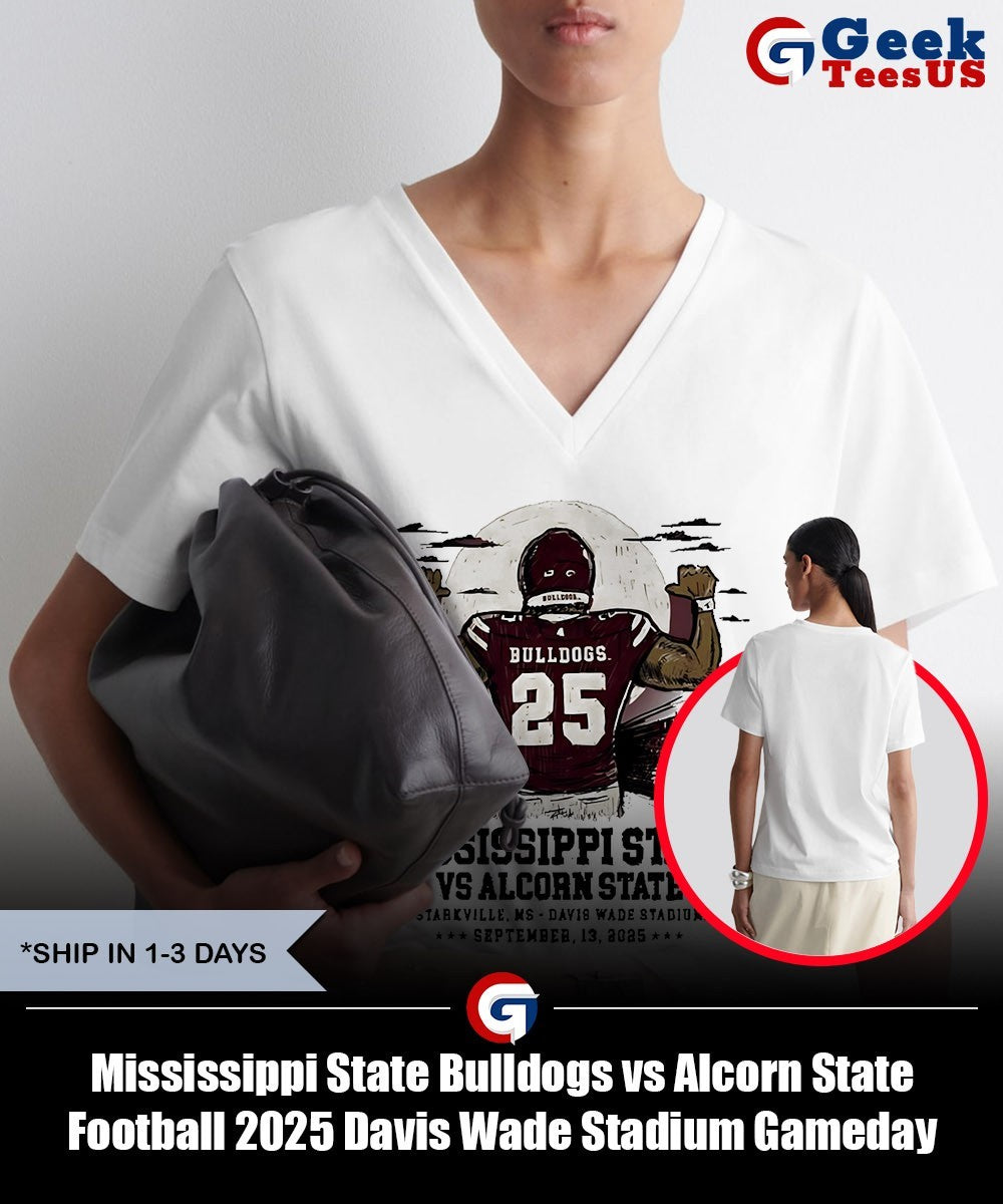Mississippi State Bulldogs vs Alcorn State Football 2025 Davis Wade Stadium Gameday shirt Unisex , , , Long Sleeve Tee