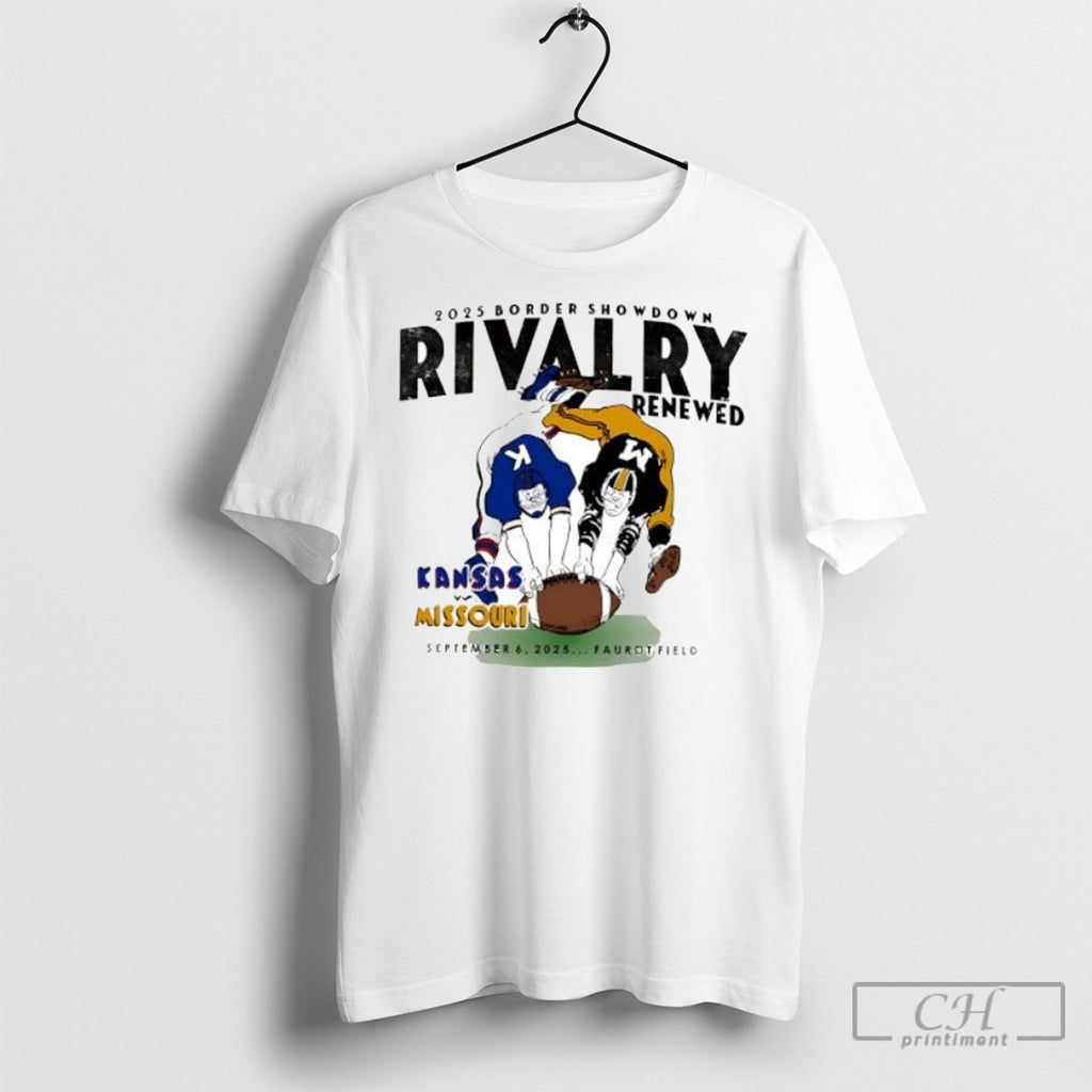 Missouri Tigers Vs Jayhawk Kansas Rivalry Renewed Border Showdown Faurot Field September 2025 Shirts