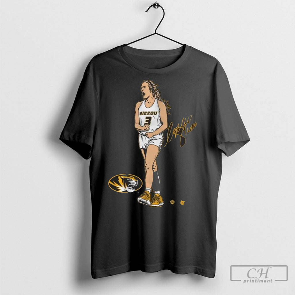 Missouri Basketball Sophie Cunningham Superstar Pose T Shirts