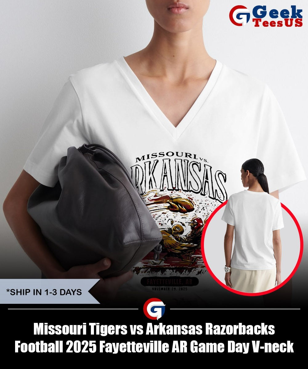Missouri Tigers vs Arkansas Razorbacks Football 2025 Fayetteville AR Game Day shirt Unisex , , , Long Sleeve Tee