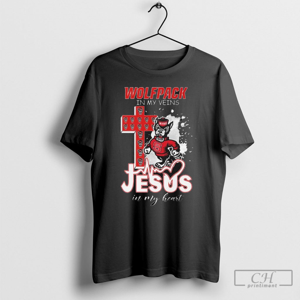 Nc State Wolfpack Mascot In My Veins Jesus In My Heart 2025