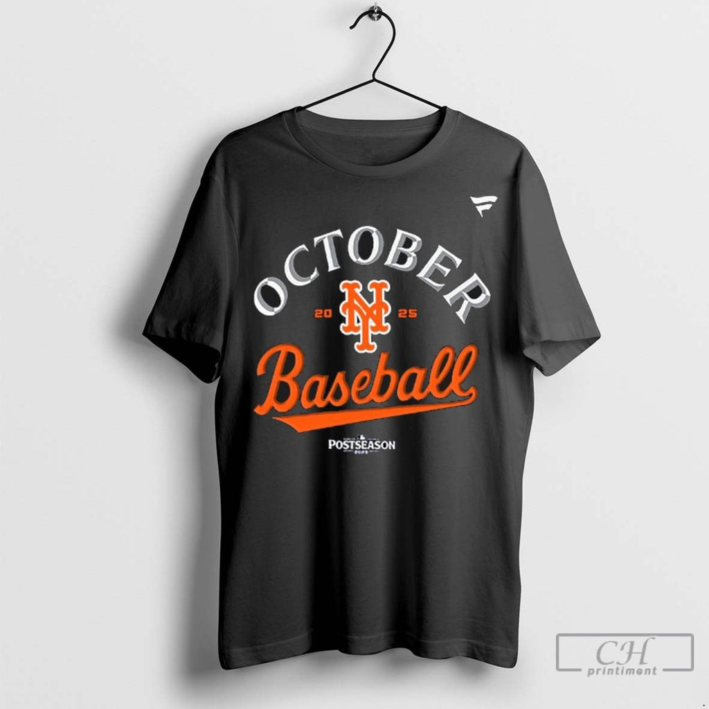Ny Mets October Baseball T Shirt Jpg