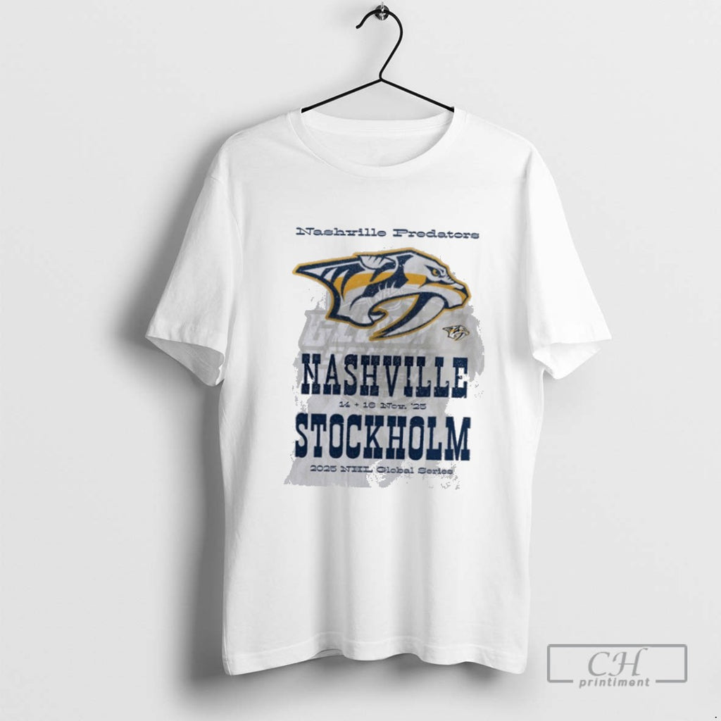Nashville Predators Nhl Global Series 2025 Hometown To Stockholm