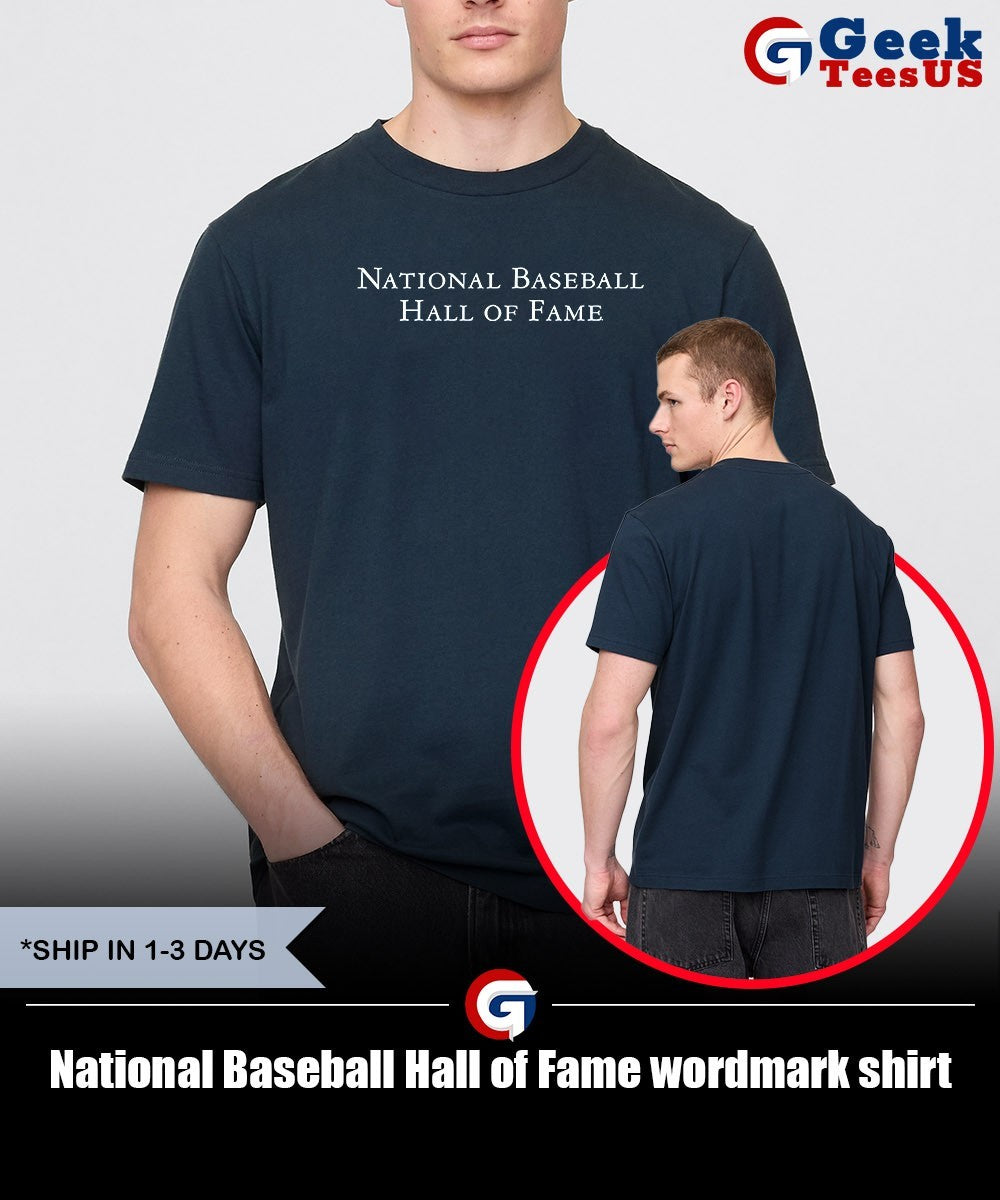 National Baseball Hall of Fame wordmark shirt Unisex , , , Long Sleeve Tee