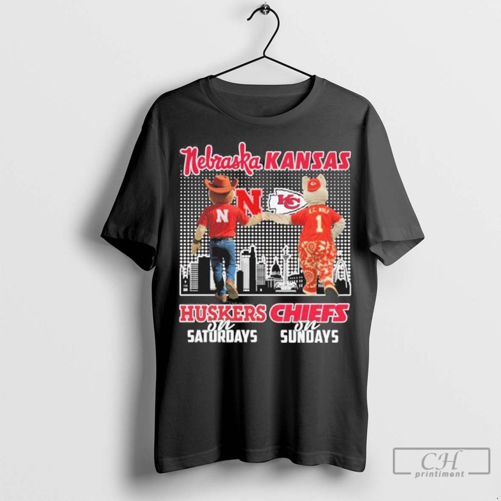 Nebraska Mascot On Saturdays And Chiefs Mascot On Sundays T Shirt Jpg