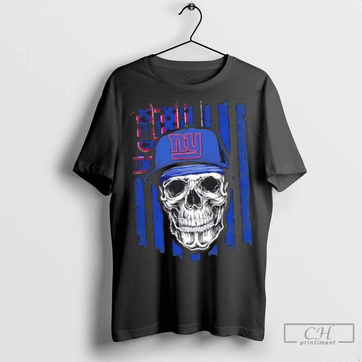 New York Giants X Skull Hip Hop Us Flag