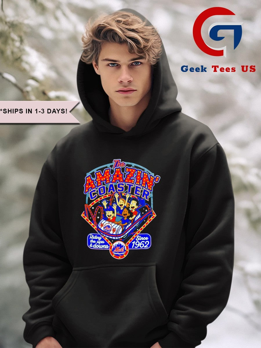 New York Mets the Amazin’ coaster retro shirt Unisex , , , Long Sleeve Tee