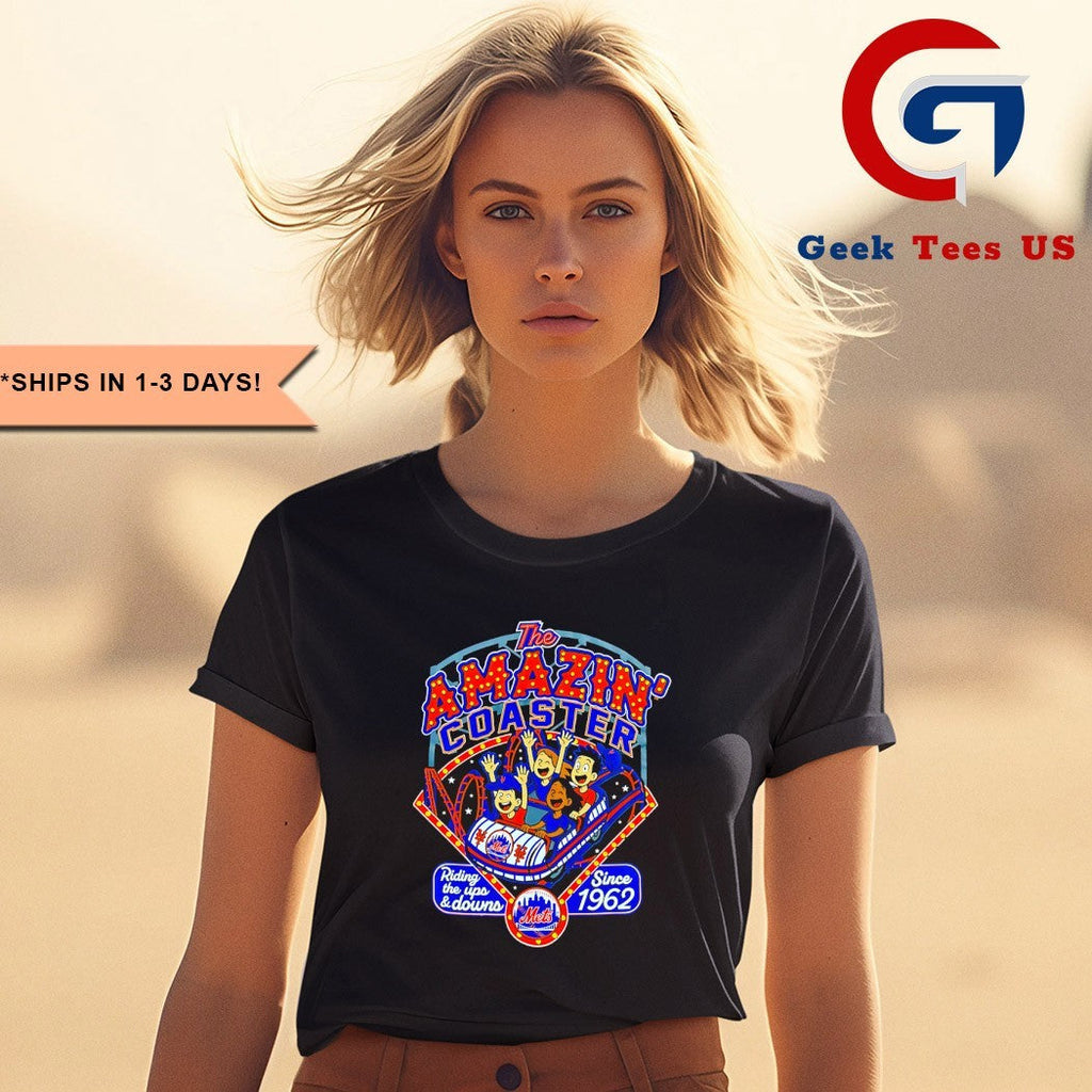 New York Mets the Amazin’ coaster retro shirt Unisex , , , Long Sleeve Tee