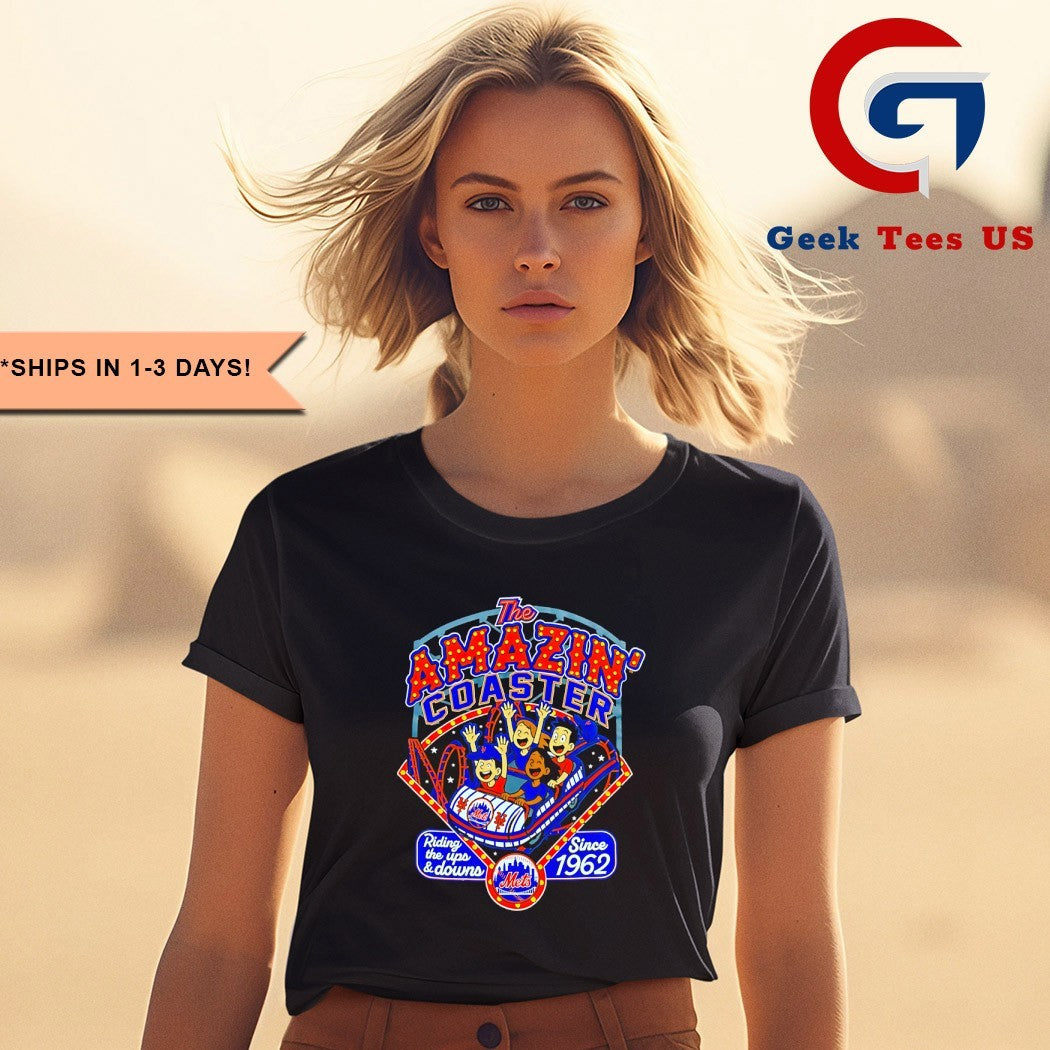 New York Mets the Amazin’ coaster retro shirt Unisex , , , Long Sleeve Tee
