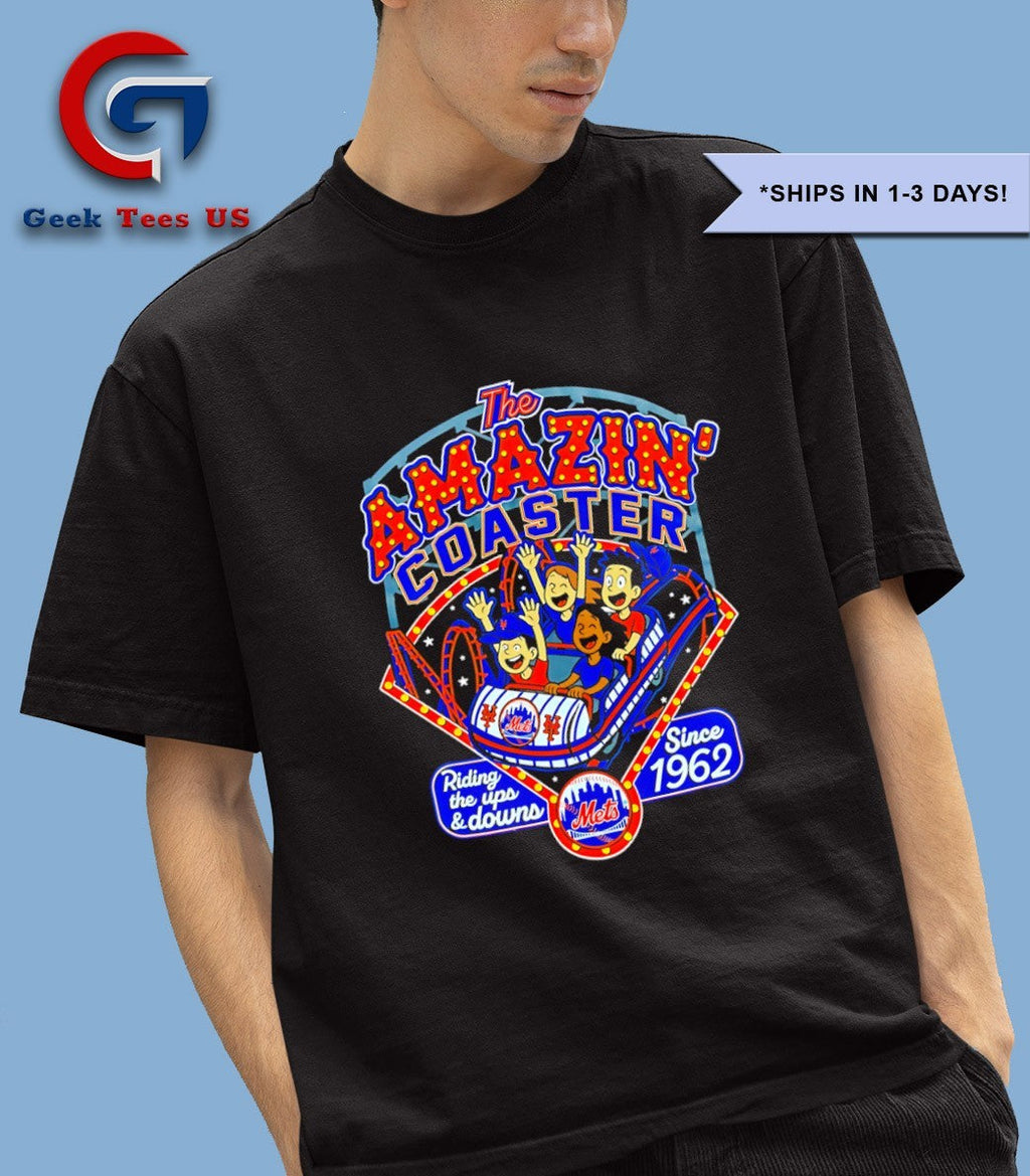 New York Mets the Amazin’ coaster retro shirt Unisex , , , Long Sleeve Tee