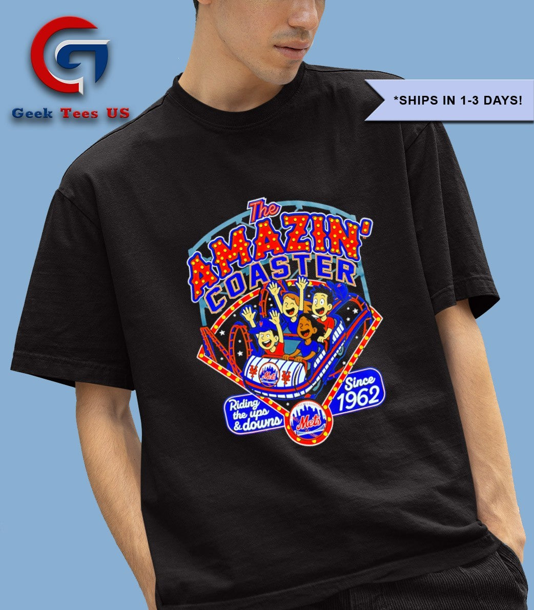 New York Mets the Amazin’ coaster retro shirt Unisex , , , Long Sleeve Tee