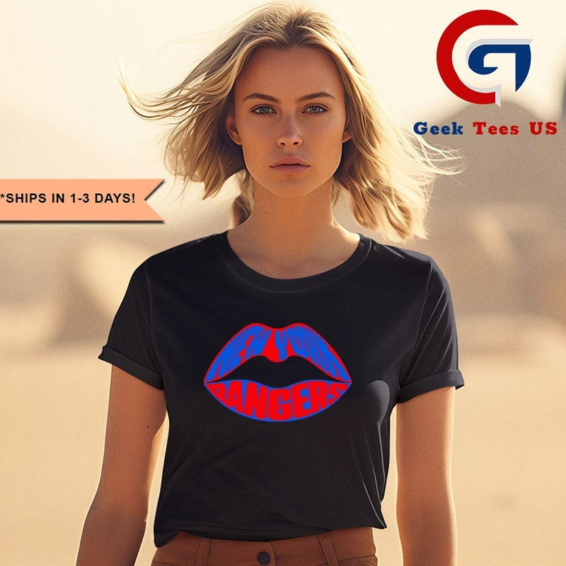 New York Rangers hockey lips shirt Unisex , , , Long Sleeve Tee